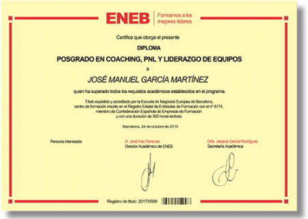Diploma Postgrado ENEB Chile